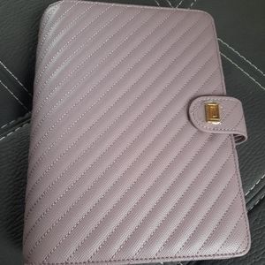 *SOLD* NOTIQ Mauve Ringless Planner Cover
